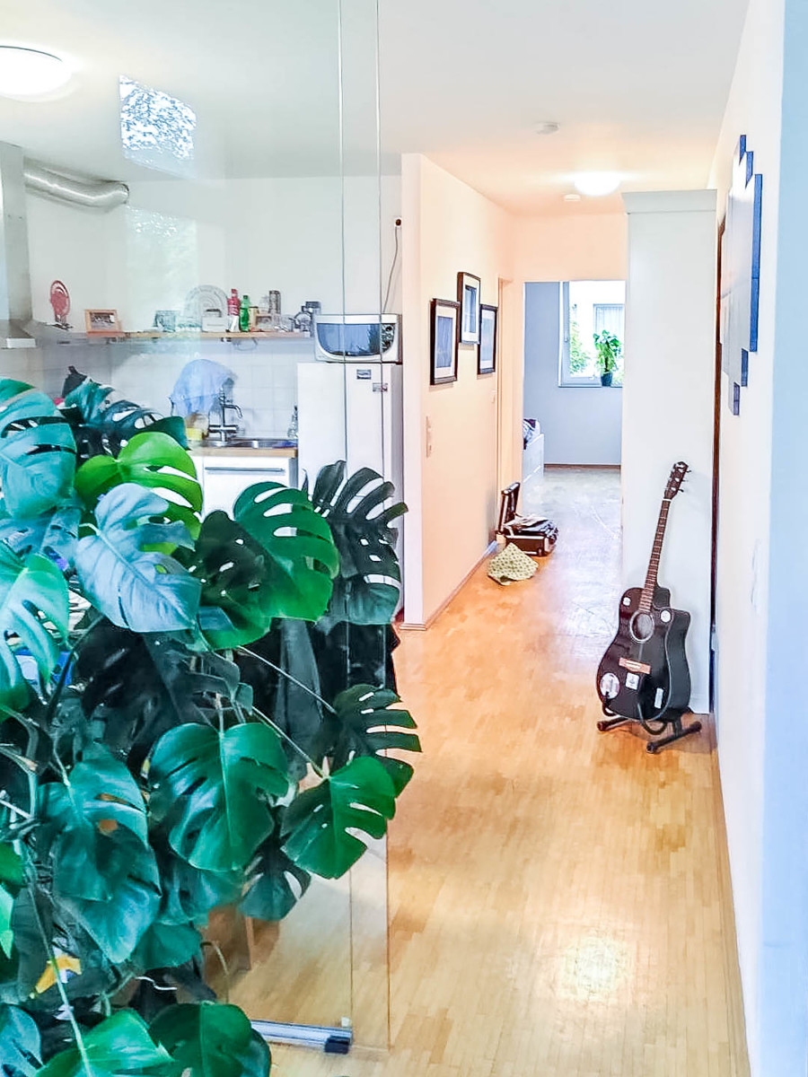 Glaselement zur Küche